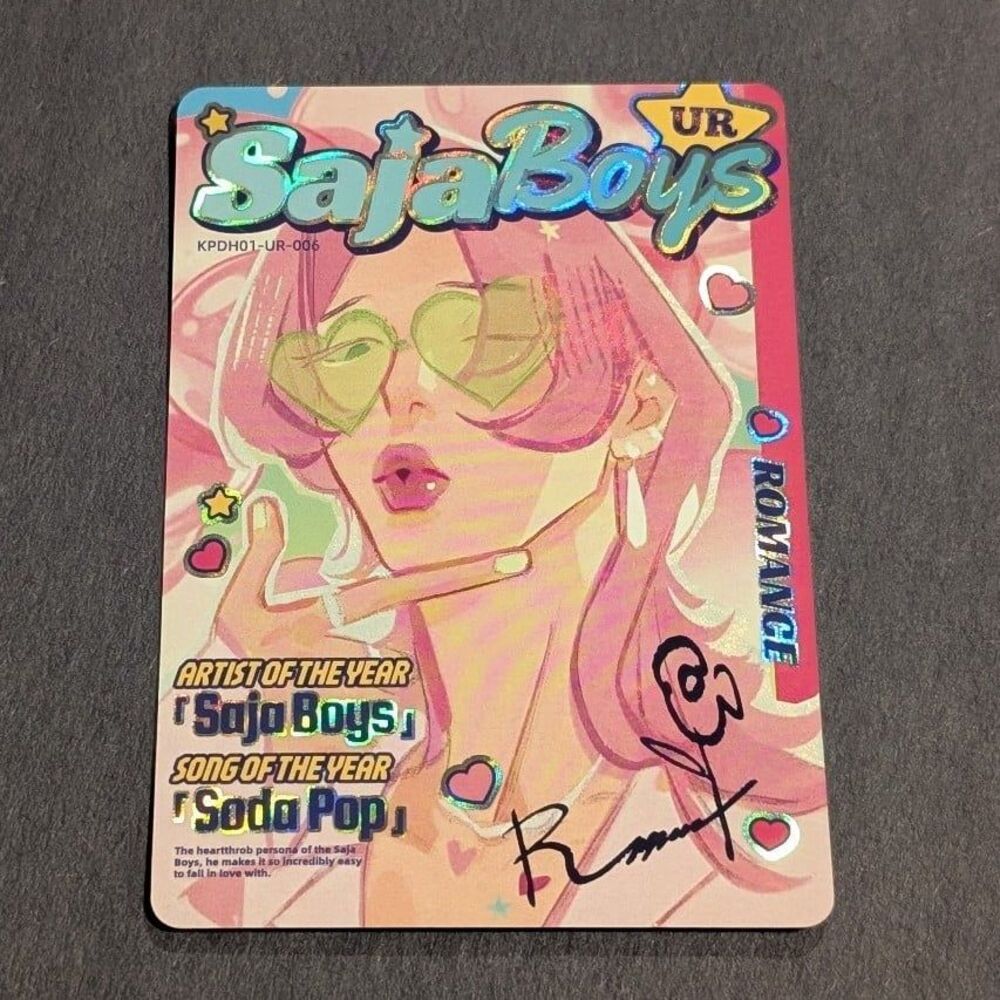 Kayou K-Pop Demon Hunters Saja Boys Romance Soda Pop UR Card KPDH01-UR-006
